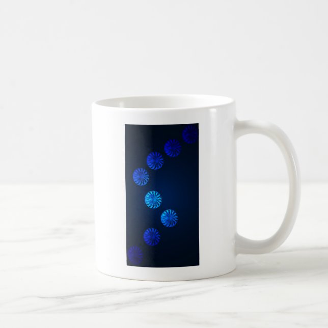 Irish Design Blue Crystal Kaffeetasse (Rechts)