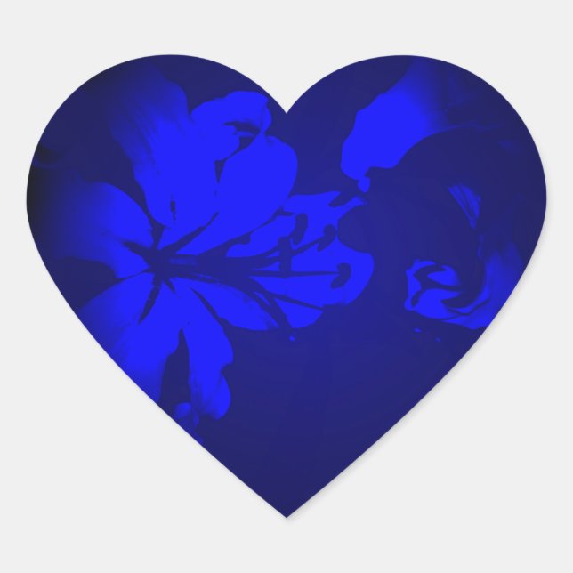 Irish Design - The Blume Collection Herz-Aufkleber (Vorderseite)