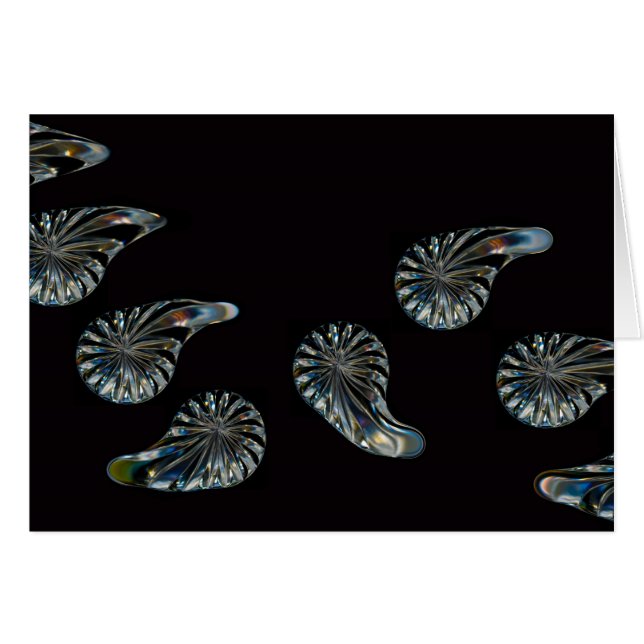 Irish Design-The Crystal Collection Grußkarten (Vorderseite (Horizontal))