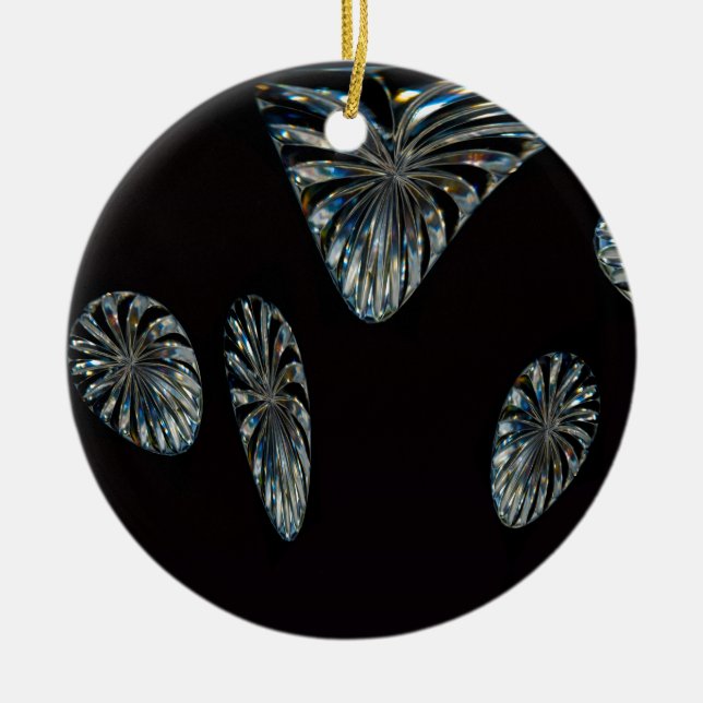 Irish Design - The Crystal Collection Keramik Ornament (Vorne)
