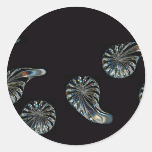 Irish Design-The Crystal Collection Runder Aufkleber