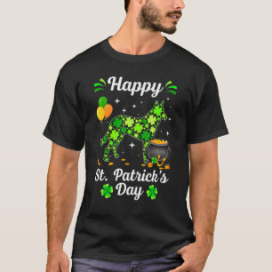 Irish Deutscher Schäferhund Hund Süßer Kleeblatt S T-Shirt