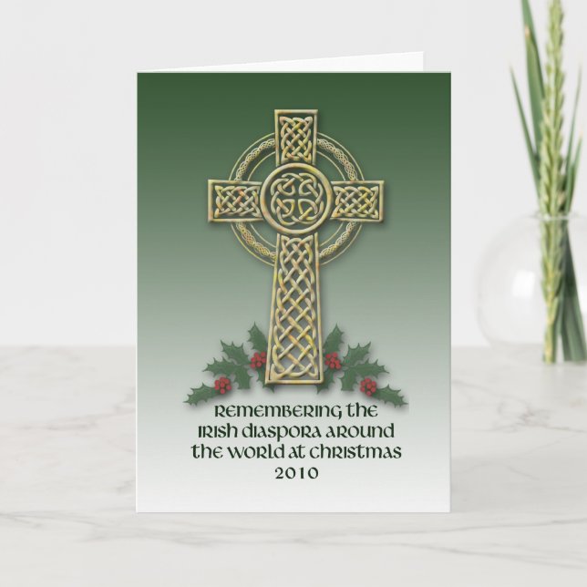 Irish Diaspora Christmas Card Feiertagskarte (Vorderseite)