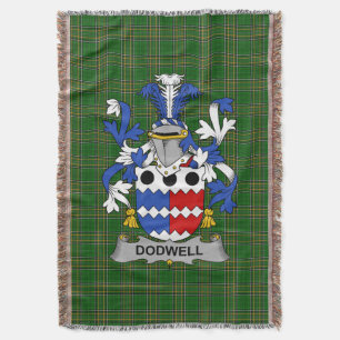 Irish Dodwell Coat of Arms Familienwappen Irland Decke