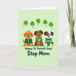 Irish Dogs Stiefmutter St. Patrick Karte