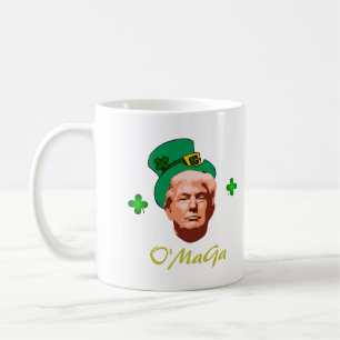 Irish Donald 'O'MaGa' Trump St. Patrick's Day Kaffeetasse