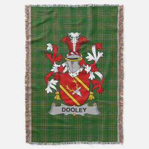 Irish Dooley oder O_Dooley Coat of Arms Family Cre Decke