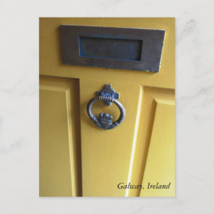 Irish Door Knocker Postkarte