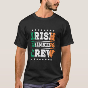 Irish Drink Crew Ireland Flag Drink Pa T-Shirt