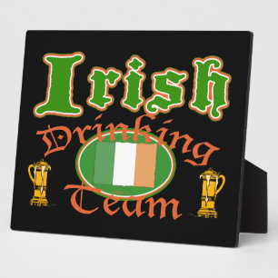 Irish Drink Team 2 Plaques Fotoplatte