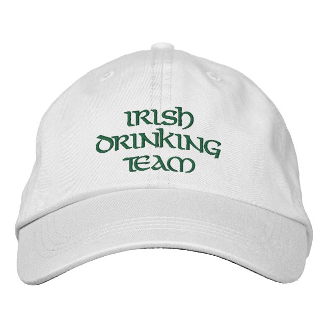 Irish Drink Team Bestickte Kappe (Vorderseite)