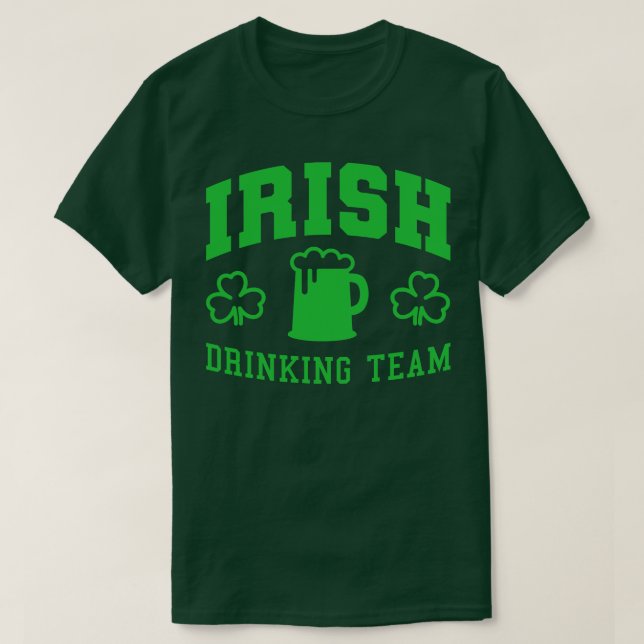 Irish Drink Team Funny St Patricks Day T-Shirt (Design vorne)