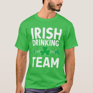 Irish Drink Team St Patricks Day Funny Kleeblatt T-Shirt