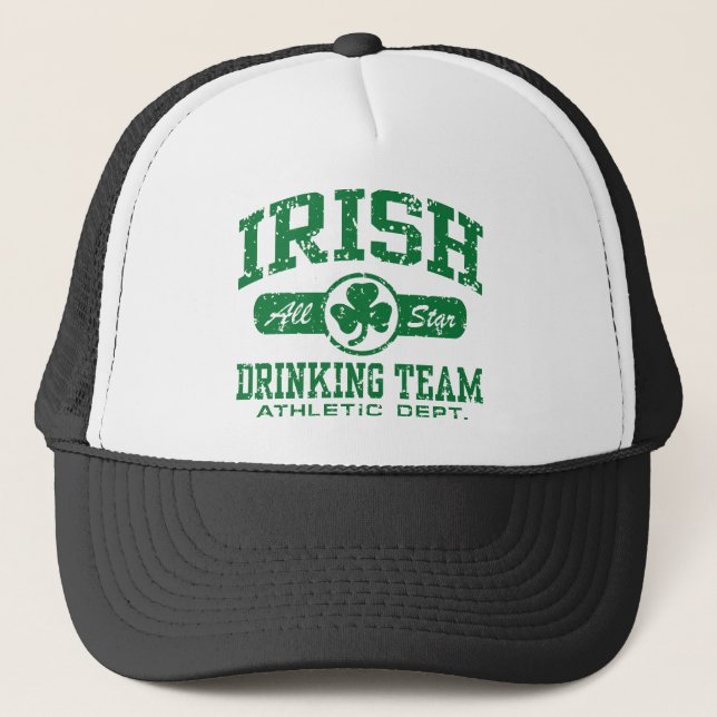 Irish Drink Team Truckerkappe (Vorderseite)