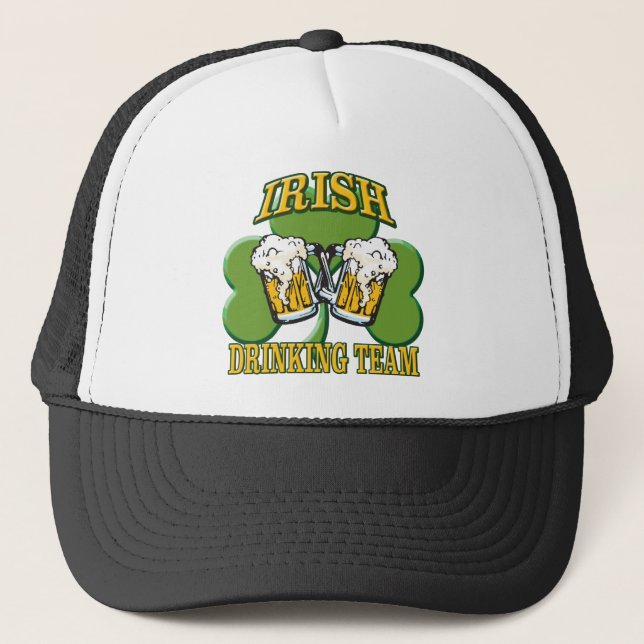 Irish Drink Team Truckerkappe (Vorderseite)