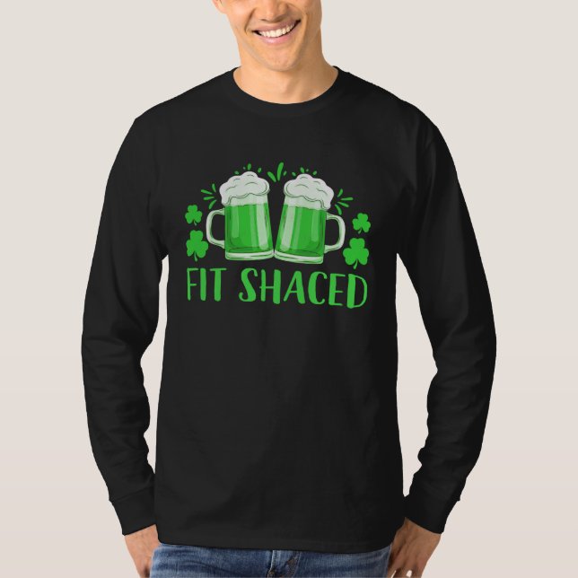 Irish Drinking Team Men St Paddys day Fit Shaced W T-Shirt (Vorderseite)