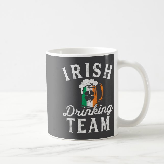 Irish Drinking Team Shirt St Patrick's Day Group S Kaffeetasse (Rechts)