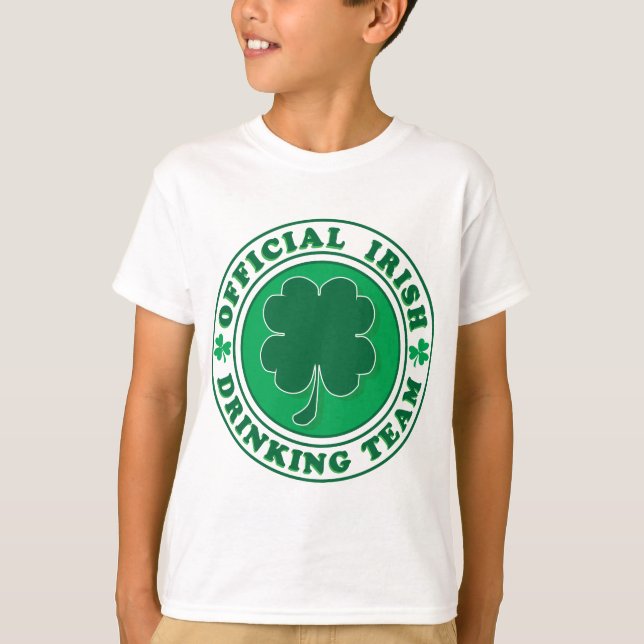 Irish Drinking Team/St. Patrick's Day T-Shirt (Vorderseite)