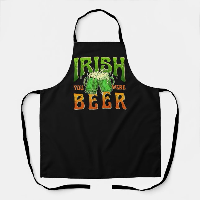 IRISH, DU WARST GUT GETRÄNKT IRLAND SCHÜRZE (Vorderseite)