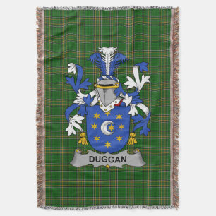 Irish Duggan oder O_Duggan Coat of Arms Family Cre Decke