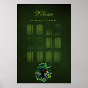 Irish Elegance, The Black Swan of St Patrick Poster