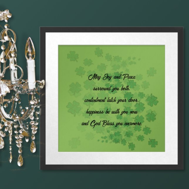 Irish Eriage Blessing - Poster (Von Creator hochgeladen)