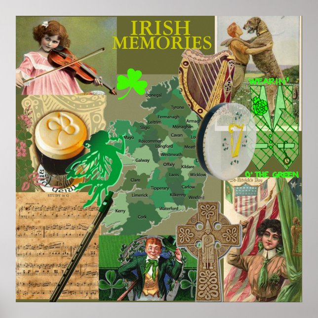 IRISH ERINNERUNGEN POSTER ab 8.99 (Vorne)