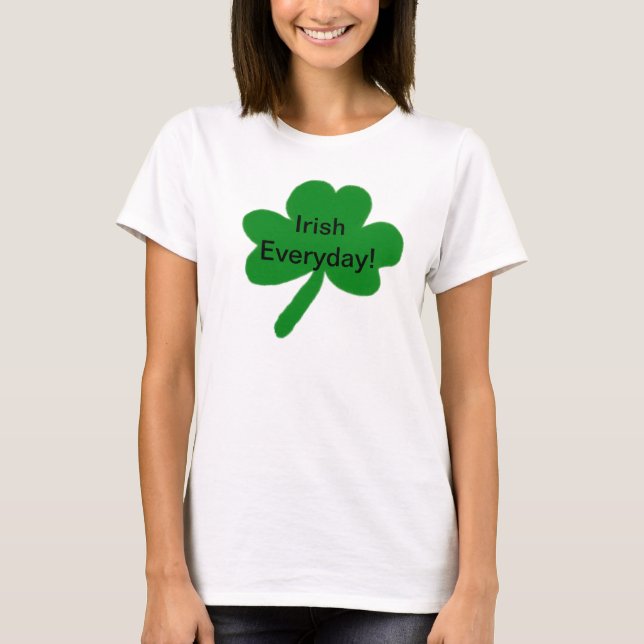 Irish Everyday Kleeblatt T - Shirt (Vorderseite)