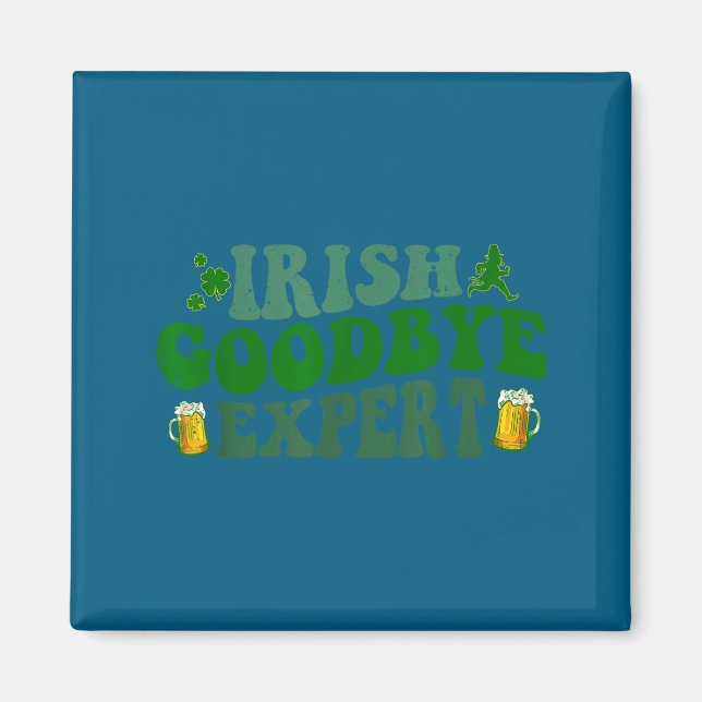 Irish-Experte für Abschied lustig St. Patrick's Da Magnet (Vorne)