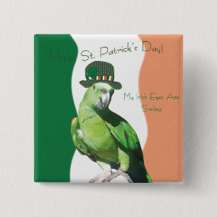 Irish Eyes Smilly Button