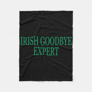 Irish-Fachmann für Abschied lustig St. Patricks Da Fleecedecke