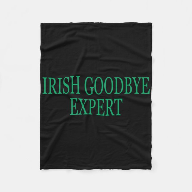 Irish-Fachmann für Abschied lustig St. Patricks Da Fleecedecke (Vorderseite)