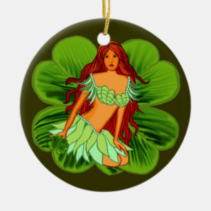 Irish Fairy Zollschmuck Keramik Ornament