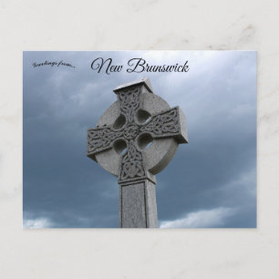 Irish Families Monument Moncton New Brunswick Postkarte