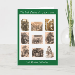 Irish Famine Collection Special Grußkarte Karte