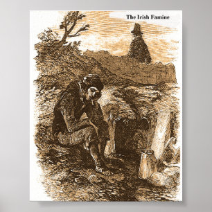 Irish Famine Picture Collection Poster