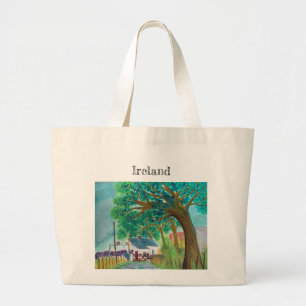 Irish Farmhouse Large Tote Bag Jumbo Stoffbeutel