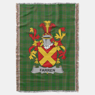 Irish Farren oder O_Farren Coat of Arms Family Cre Decke