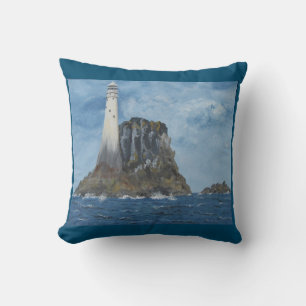 Irish Fastnet-Leuchtturm, County Cork, Irland Kissen