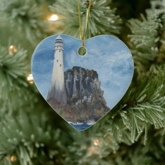 Irish Fastnet Lighthouse, Landkreis Cork, Ireland  Keramik Ornament