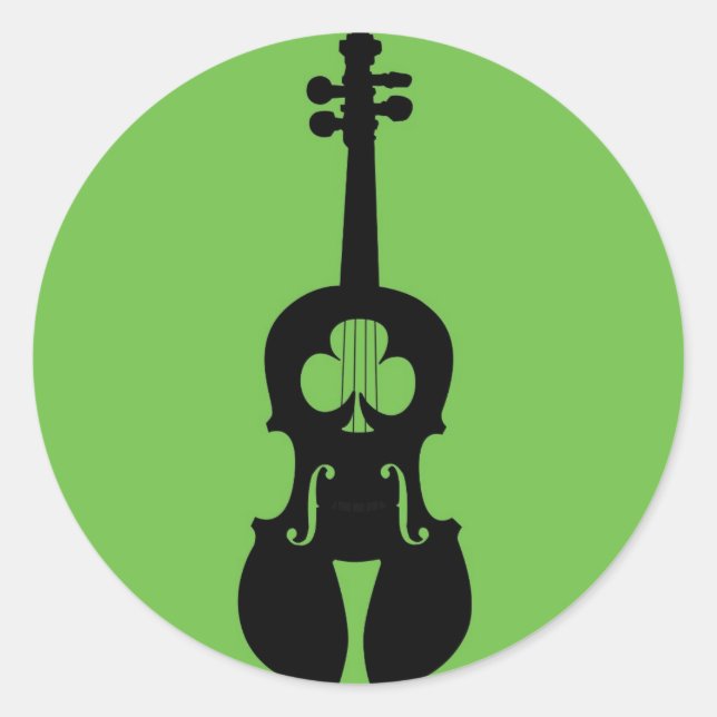 Irish Fiddle Sticker (Vorderseite)