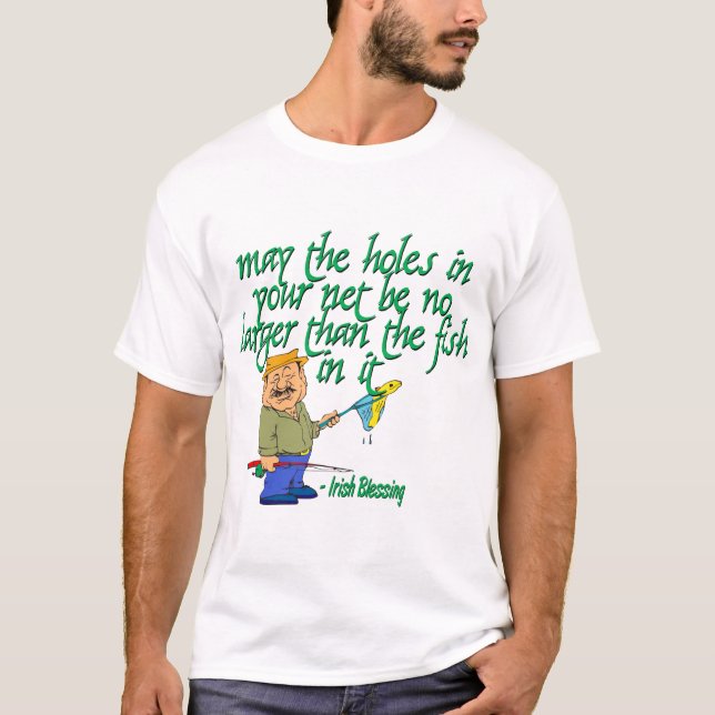 Irish Fishing Segen T-Shirt (Vorderseite)