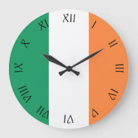 Irish Flag Black Script Roman Numbers wccn