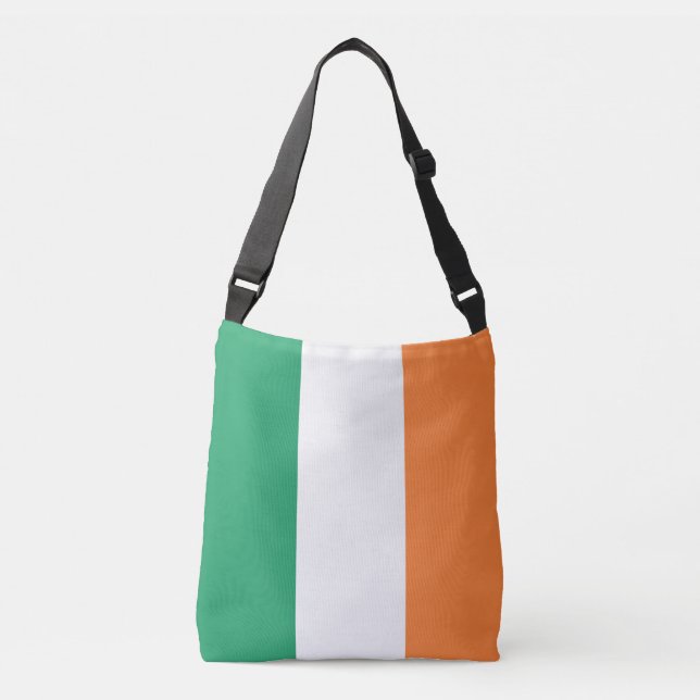 Irish Flag cbcbcnt Tragetaschen Mit Langen Trägern (Vorderseite)