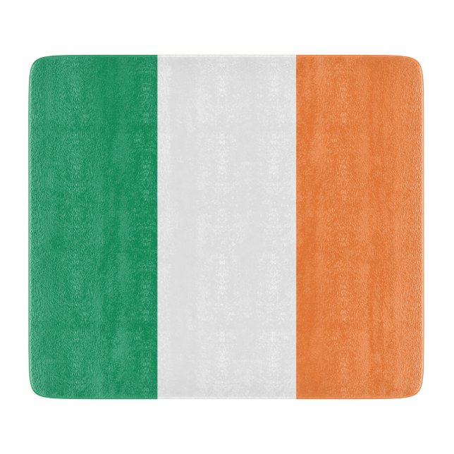 Irish Flag cbcc Schneidebrett (Vorderseite)