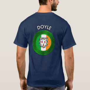 Irish Flag Clover Celtic Knot - Doyle T - Shirt