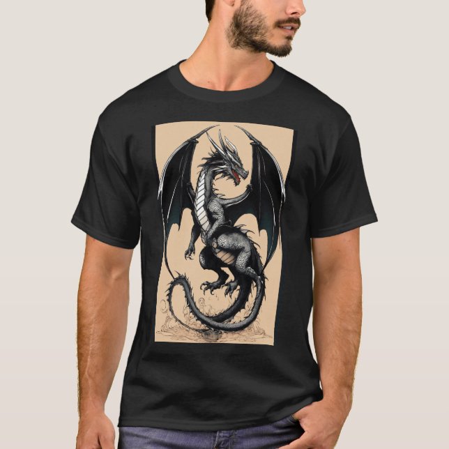 "Irish Flag Dragon: Esports Fury T - Shirt Design" (Vorderseite)