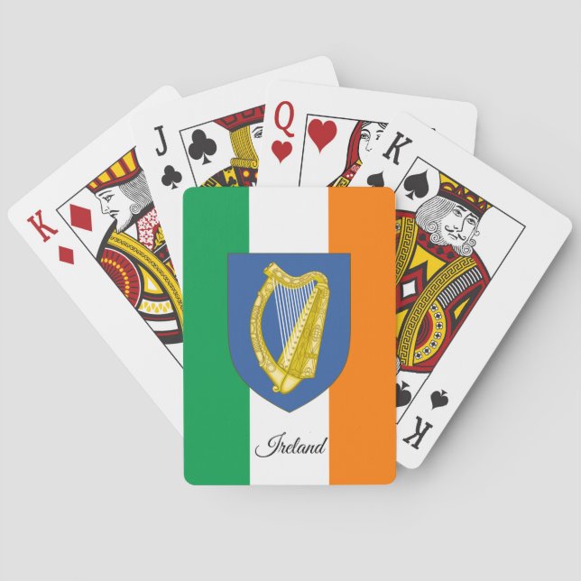 Irish Flag Games, Irland Spielkarten (Rückseite)