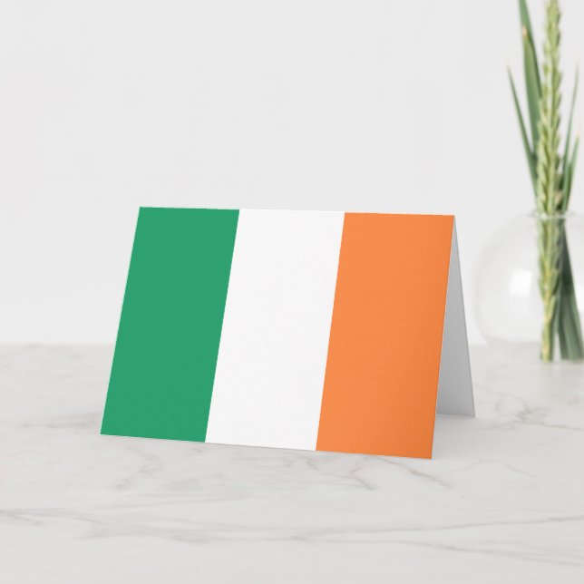 Irish Flag GG Karte (Vorderseite)