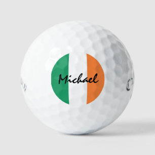 Irish Flag Individuelle Name css gbcn Golfball